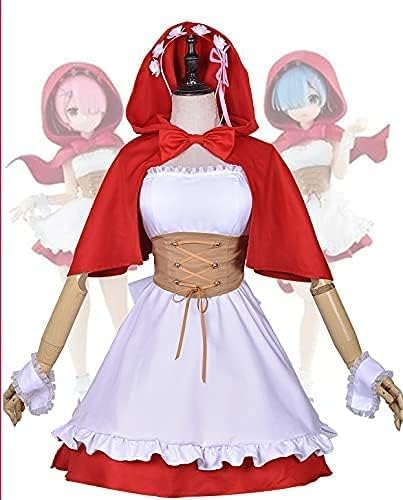 ゼロから始める異世界生活 レム/ラム 赤い 赤ずきん コスプレ衣装 仮装 ハロウィーン ハロウィン 文化祭