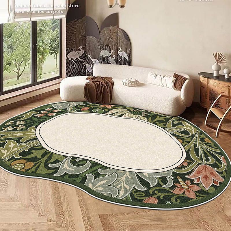 カーペットヴィンテージ 花園 ファッション 異形 カーペット 感 広い面積 ローテーブル ソファー 絨毯