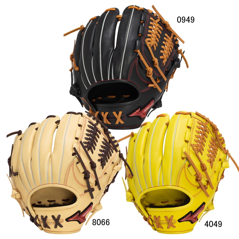 軟式用WILLDRIVE RED AXI 内野手向け：サイズ9 野球 一般 軟式 グラブ グローブ 24AW(1AJGR14213)