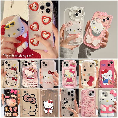 Qoo10] ハローキティ キティ iphoneケース : スマホケース・保護