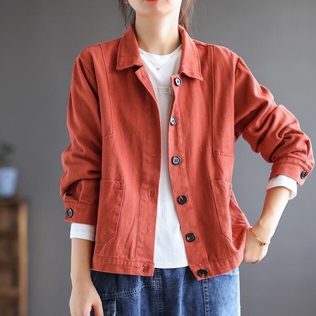 秋アウター アウター ジャケット シャンパー ミディアム丈 袖あり 長袖 襟付き POLO襟 ストレート ワイド ポケット 前開き 2way シンプル カジュアル おしゃれ かっこいい 大人女子