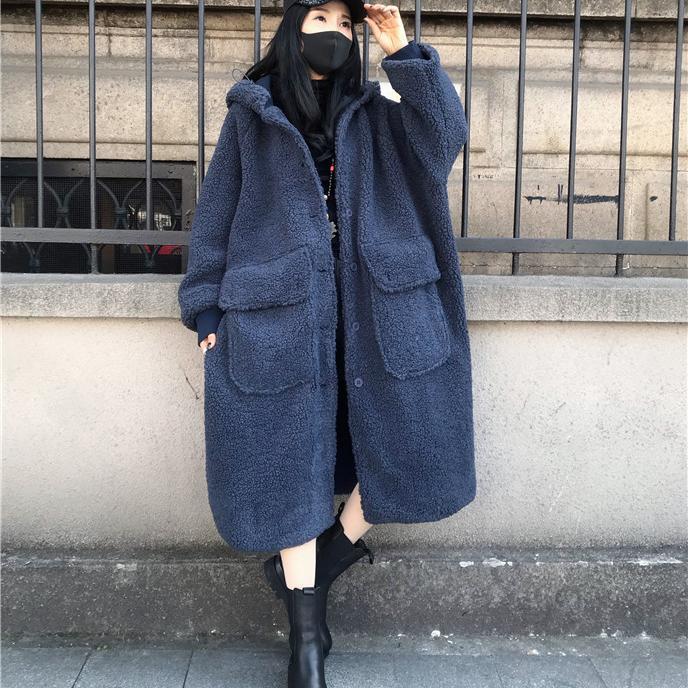 アウターその他 アウターコットンジャケット ジャケット レディース ラムズウール フード付き セミロング コート 厚手ウォーム 冬日系新作 ポリエステル おしゃれゆったり百掛快適けins韓国ファッショ 5,365円