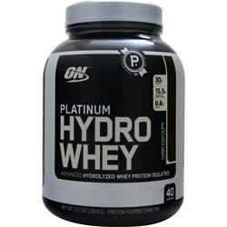 OPTIMUM NUTRITION社　プラチナムハイドロホエイ ターボチョコレート 3.5lbs (1588g)