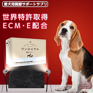 特許成分 ECME 配合 ワンロイヤル 関節 サポート 犬 犬用 老犬 サプリ サプリメント