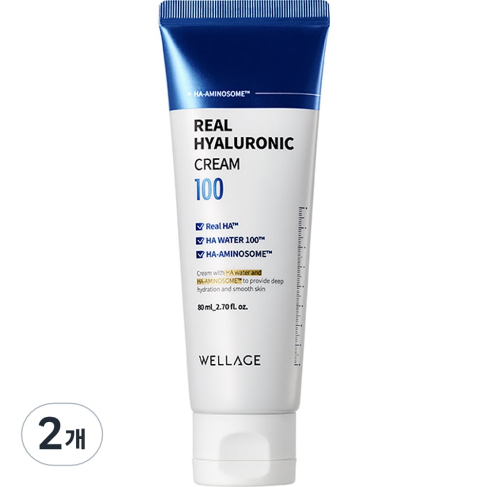 ウェラジュリアルヒアルロニック100クリーム80ml2個