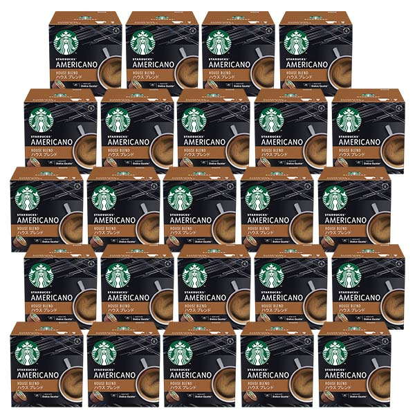 ネスカフェ ドルチェグスト 専用カプセル スターバックス ハウスブレンド 24箱【4営業日以内に出荷】ネスレ ネスカフェ コーヒー ホットコーヒー スタバ