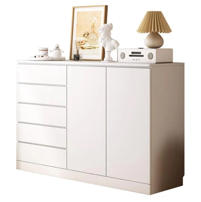 大容量木製リビングルームキャビネット家具7引き出しバケットキャビネット　収納キャビネット シンプル 引き出しキャビネット