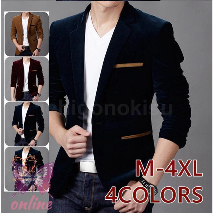 ジャケット メンズ テーラードジャケット 40代 ブレザー スーツジャケット 紳士服 カジュアル ビジネススーツ 長袖 アウター コート ブルゾン 厚手 8色 4,710円