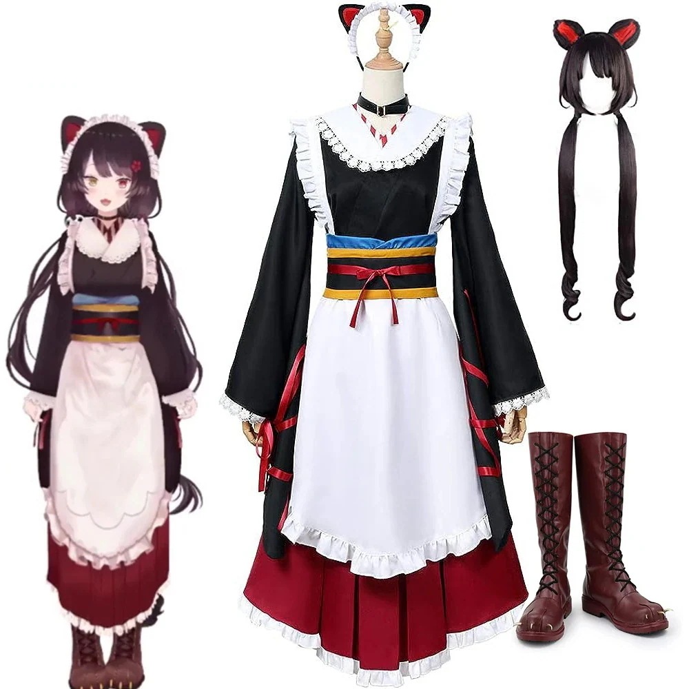 バーチャルYouTuber にじさんじ 戌亥とこ いぬいとこ 衣装 髪飾り付き 衣装 ウィッグ 靴 追加可 コスプレ衣装 衣装 コスプレ ハロウィン