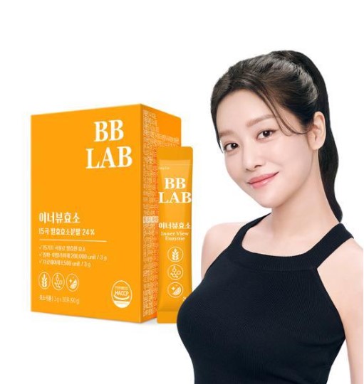 BBLAB インナービュー酵素 30包 ダイエット サプリ韓国 酵素 ダイエットサポート 炭水化物分解 おいしいレモン味