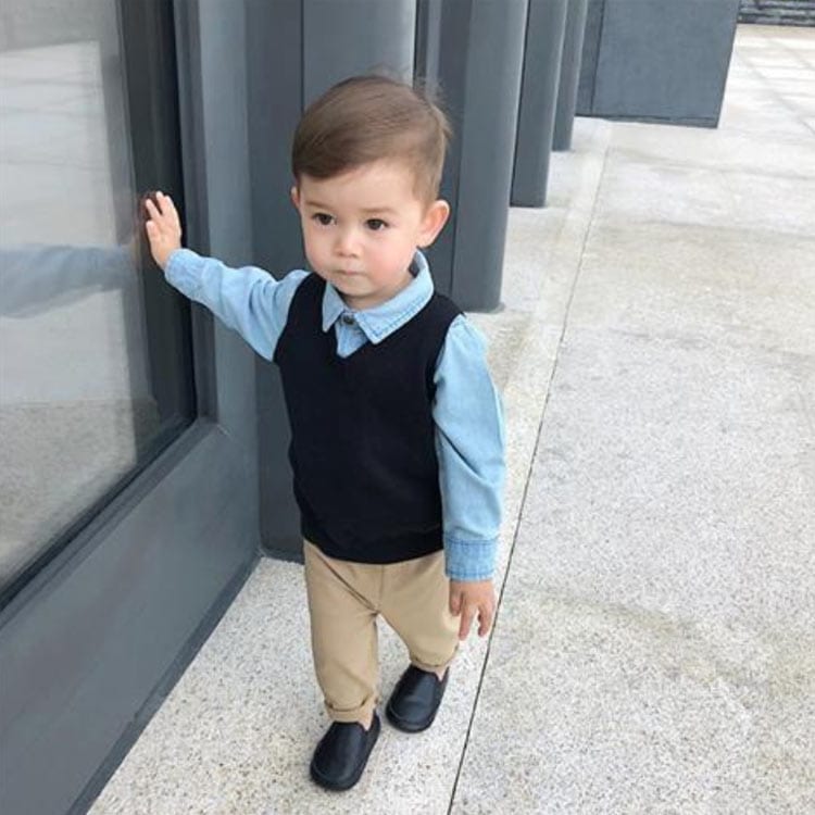 Vネック スクールベスト 子供服 ニット 入園 発表会 トップス 赤ちゃん 男の子 女の子 ニットベスト ベスト プルオーバー 制服 ベビー服 通園 保育園 無地 100 セレモニー フォーマル シン