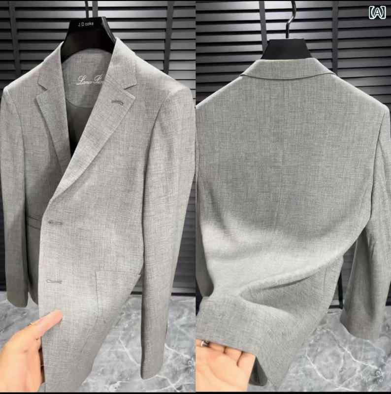 スーツ　ジャケット　カジュアル 春の スリムフィット 高級 スーツ メンズカジュアル 商品 無地 ジャケットな シングル ウエスタン