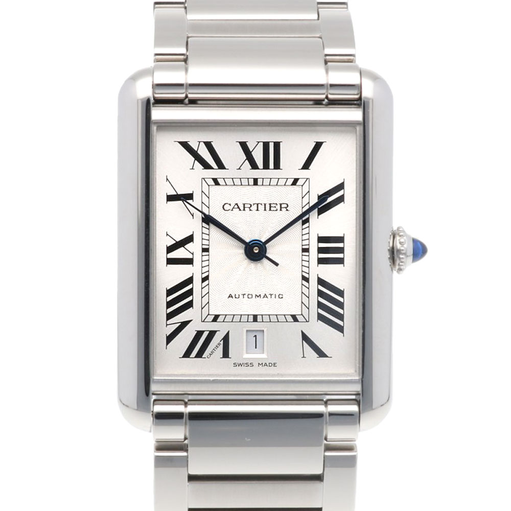 カルティエ タンクマスト 腕時計 ステンレススチール 4324(WSTA0053) 自動巻き 1年保証 CARTIER 中古 美品