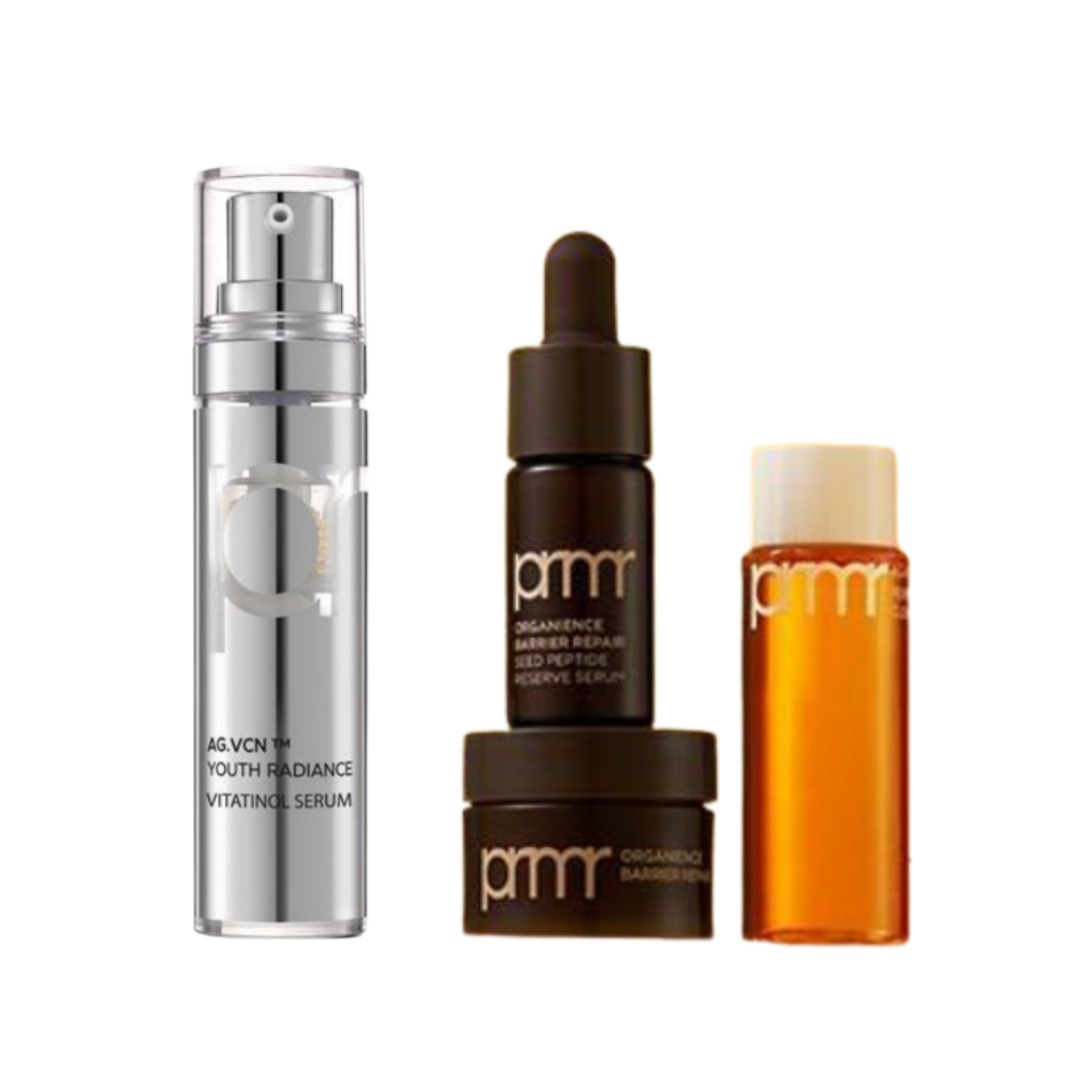 ビタチノール セラム 15g + オイルツーフォーム30ml + シードペプチドセラム7ml + シードペプチドクリーム15ml