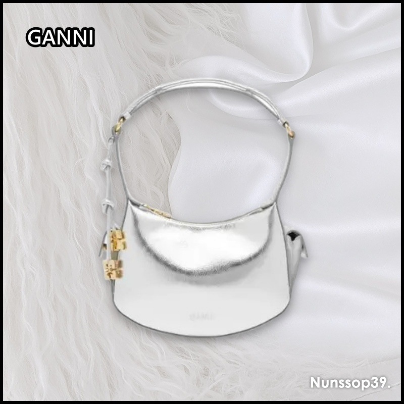 GANNI A5683 018 スイング ショルダー バッグ