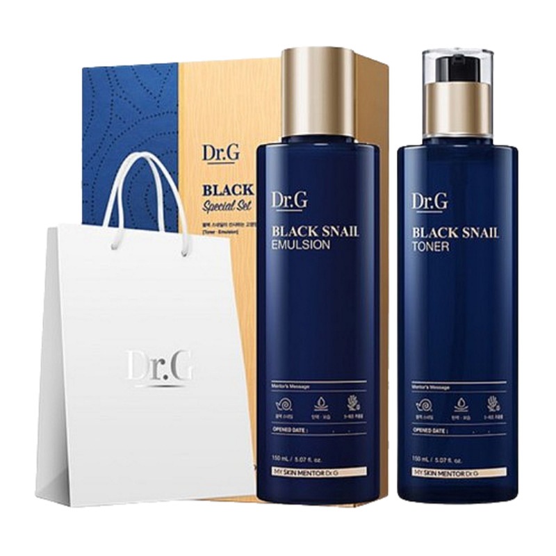 ブラック スネイル トナー 150ml + エマルジョン 150ml スペシャル ギフトセット