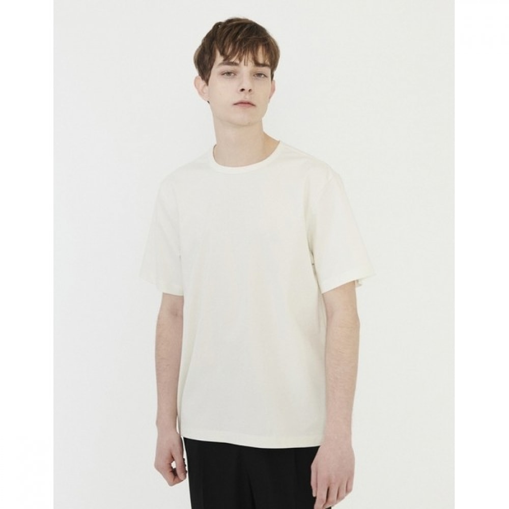 [ヘッジス] 24SS スーピマショートスリーブ T シャツホワイト HZTS4E803WT