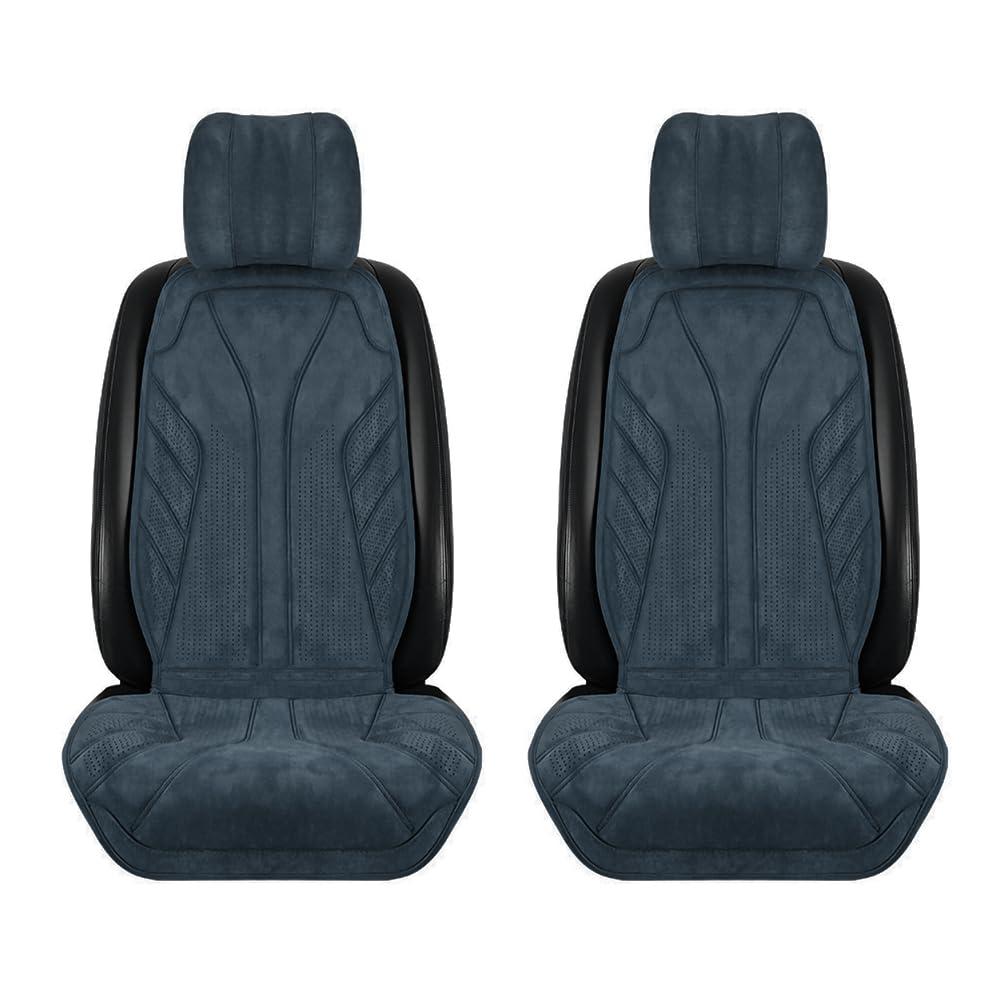 Namioka カーシートカバー ラテックスシートカバー 車 座席カバー ラテックスヘッドレスト付きソフト前席用 通気性 防汚軽量洗える お手入れ簡単独特の臭いなしオールシーズン共通シ