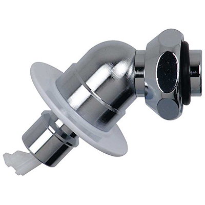 他サイト： カクダイ 洗濯機用 水漏れ防止ストッパー付きニップル 呼13 万能ホーム水栓対応 取替簡単 金属製 斜め向き 772-550の商品画像