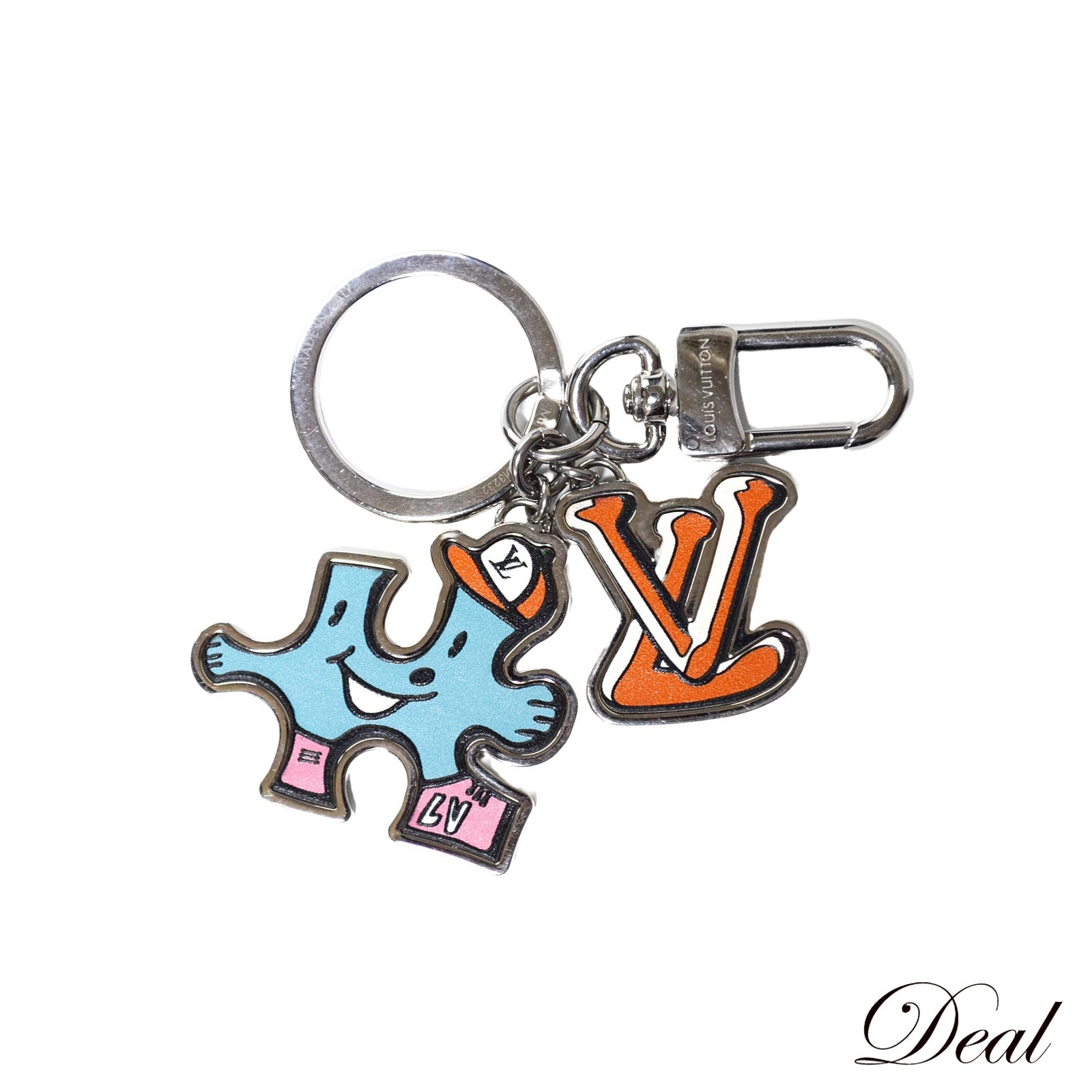 ルイ・ヴィトン LVパズル MP3453 マルチカラー メンズ キーホルダーLV