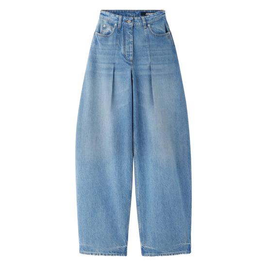 JACQUEMUS Women Denim Pants PAW00609 AD00038 33C BLUE