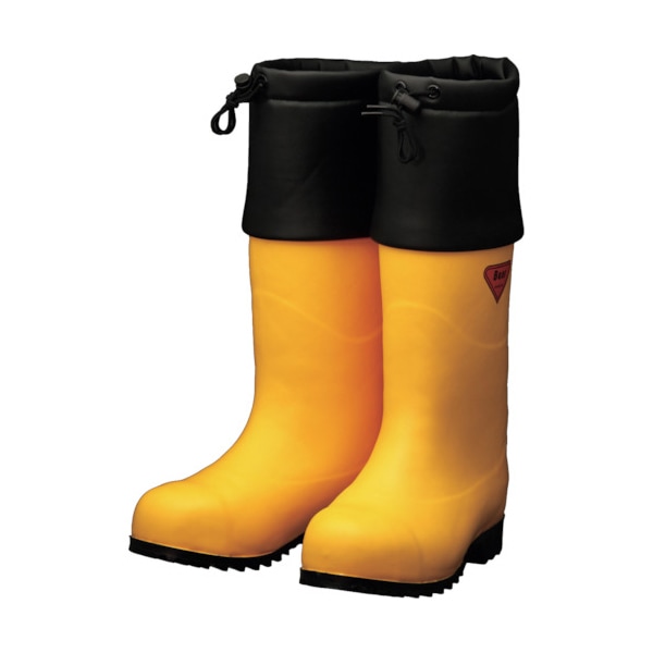 シバタ工業 AC09128.0 防寒安全長靴 セーフティベアー#1001白熊(イエロー) メーカー直送