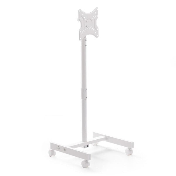 B.Bファニシング ONTV0287KIWHT ホワイト Alloy キャスター付きテレビスタンド メーカー直送