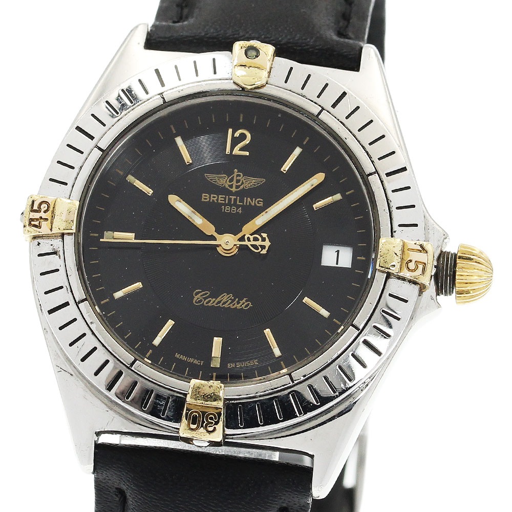 訳あり ブライトリング BREITLING B57045 カリスト デイト クォーツ ボーイズ _921268【中古】