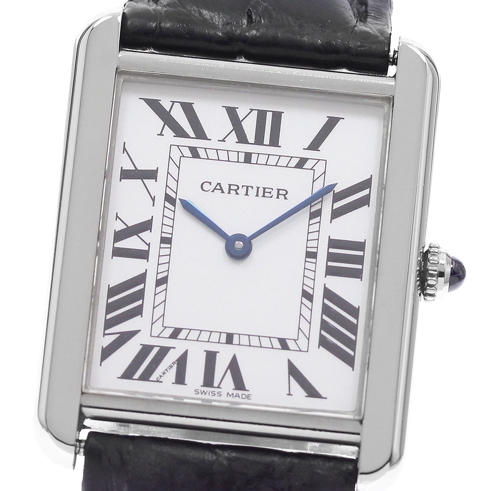 カルティエ CARTIER W5200003 タンクソロLM クォーツ メンズ _962119【中古】