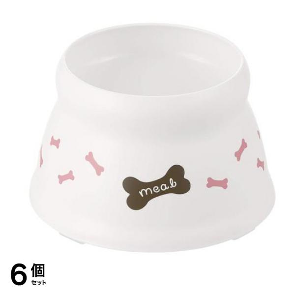 リッチェル こぼれにくい脚付ドッグディッシュ S 小型犬用食器 1個入 6個セット
