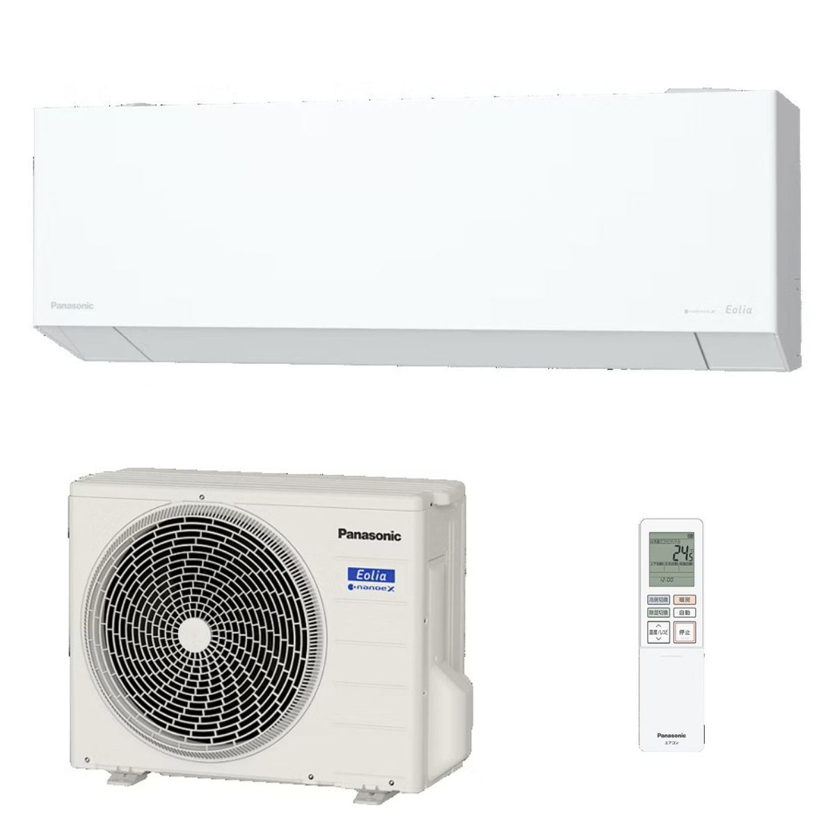 Panasonic パナソニック ルームエアコン Eolia エオリア CS-366DEX-W 3.6kw 12畳程度 ナノイーＸ 2026年モデル EXシリーズ 軒先配送のみ