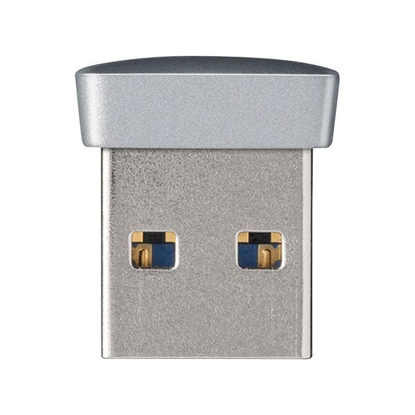 （まとめ） バッファロー USB3.0対応マイクロUSBメモリー 32GB シルバー RUF3-PS32G-SV 1個 [x3セット]