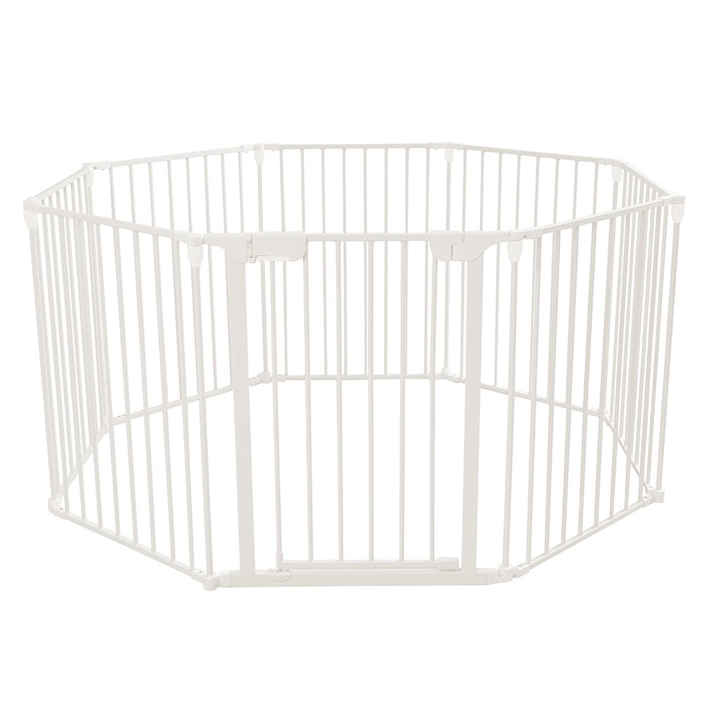 スチールペットサークル　８枚組　ホワイト　ＣＲＣ40―50―28―00―00