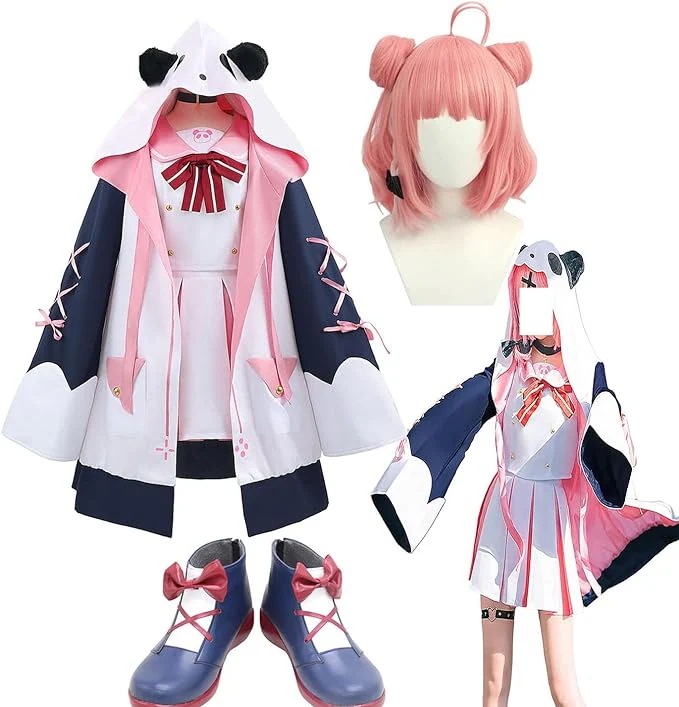 最安値挑戦 靴追加可能 ウィッグ 新衣装 3周年記念 vtuber YouTuber 変装 イベント 制服 コスチューム バーチャル コスプレ衣装 笹木咲