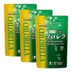 【まとめ買い】 清浄培養 クロレラ 詰め替え用 アルミ袋 1000粒 (3袋セット)