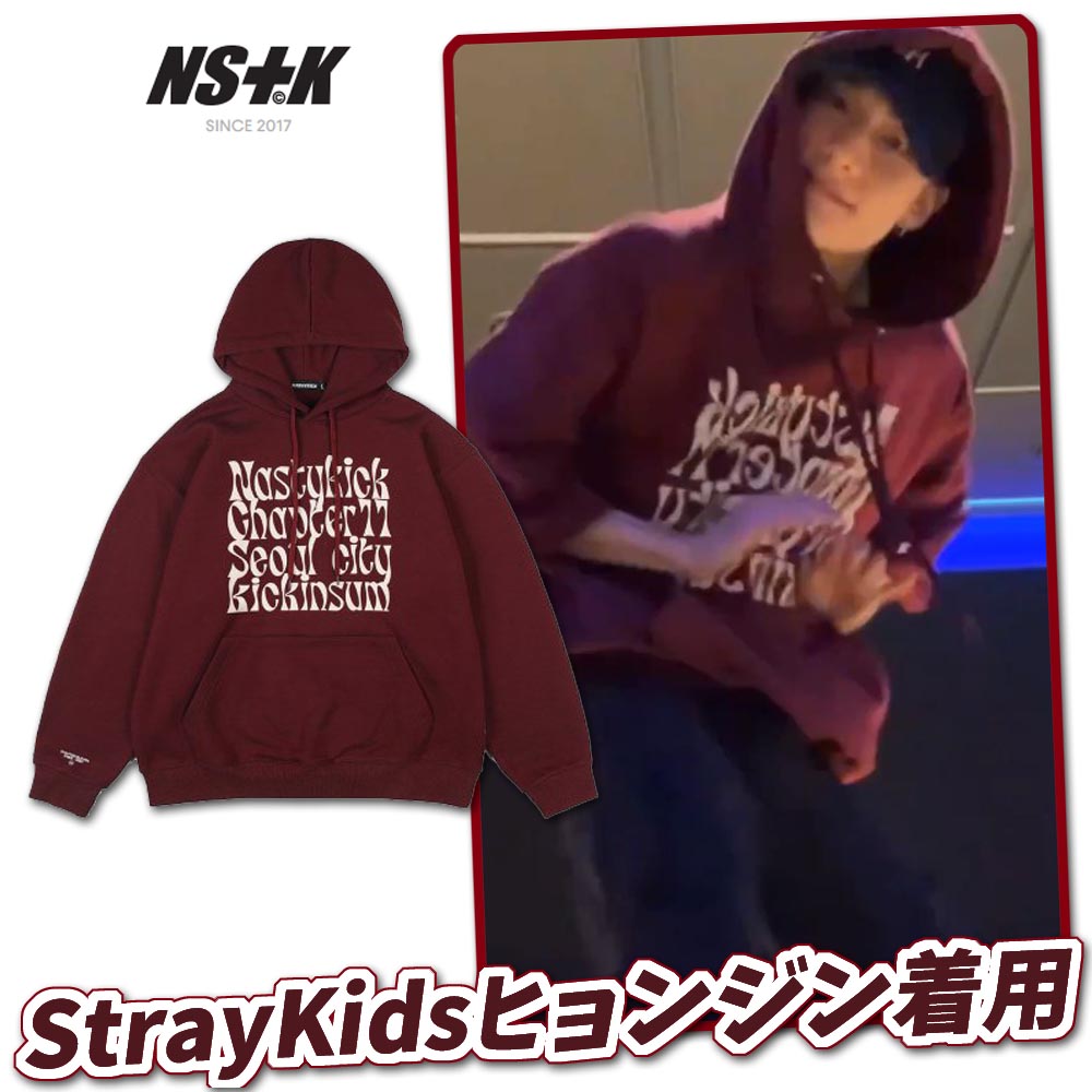 ★StrayKids ヒョンジン★NASTYKICK★送料込み★Kinsum Hoodie Qoo10] NASTYKICK [StrayKidsヒョンジン着用] [ : KPOP