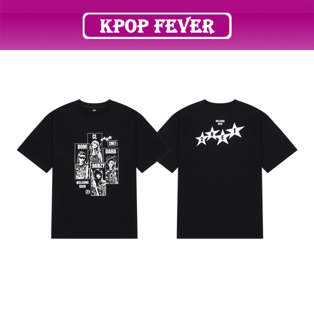 【公式】 2NE1 WELCOME BACK ENCORE IN SEOUL OFFICIAL MD (2025 CONCERT) PHOTO T-SHIRT