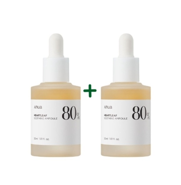 【最安値挑戦中】【1+1】ドクダミ 80％ 水分鎮静アンプル 30ml トラブル肌 高濃縮エッセンスセラム