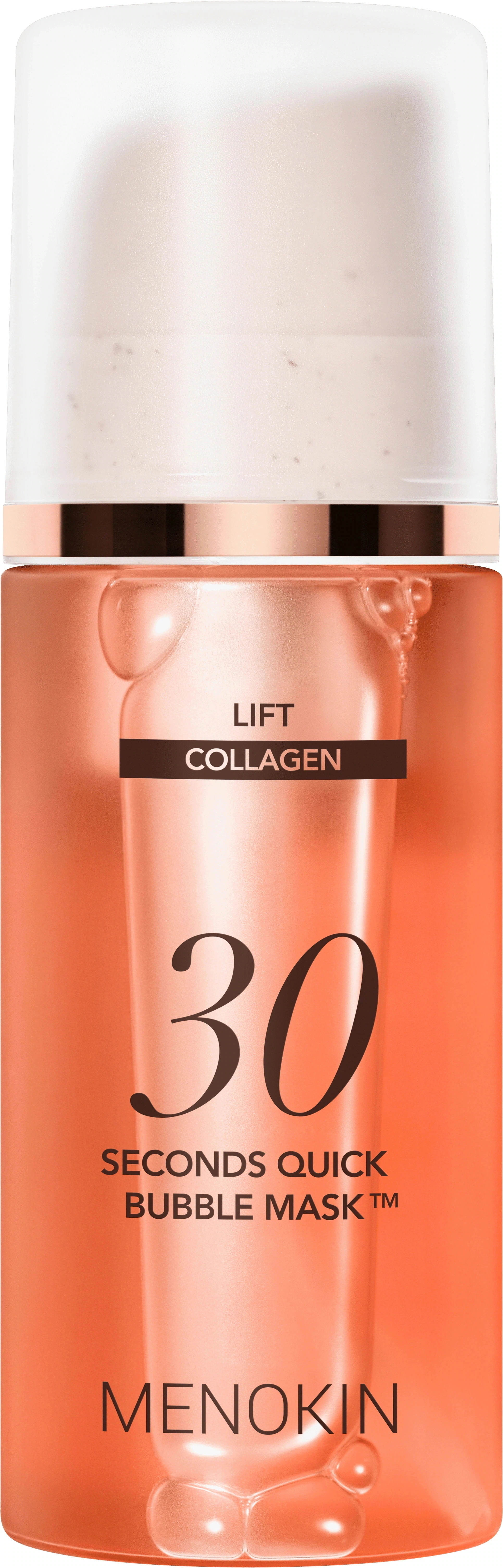 Qoo10] メノキン [公式]30秒で叶えるツヤ肌バブルマスク : スキンケア