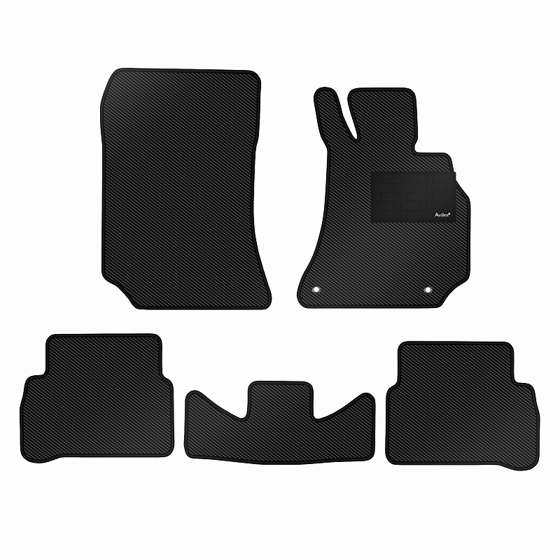 [防水マット]ベンツ Eクラス W212 フロアマット [カーボン柄]