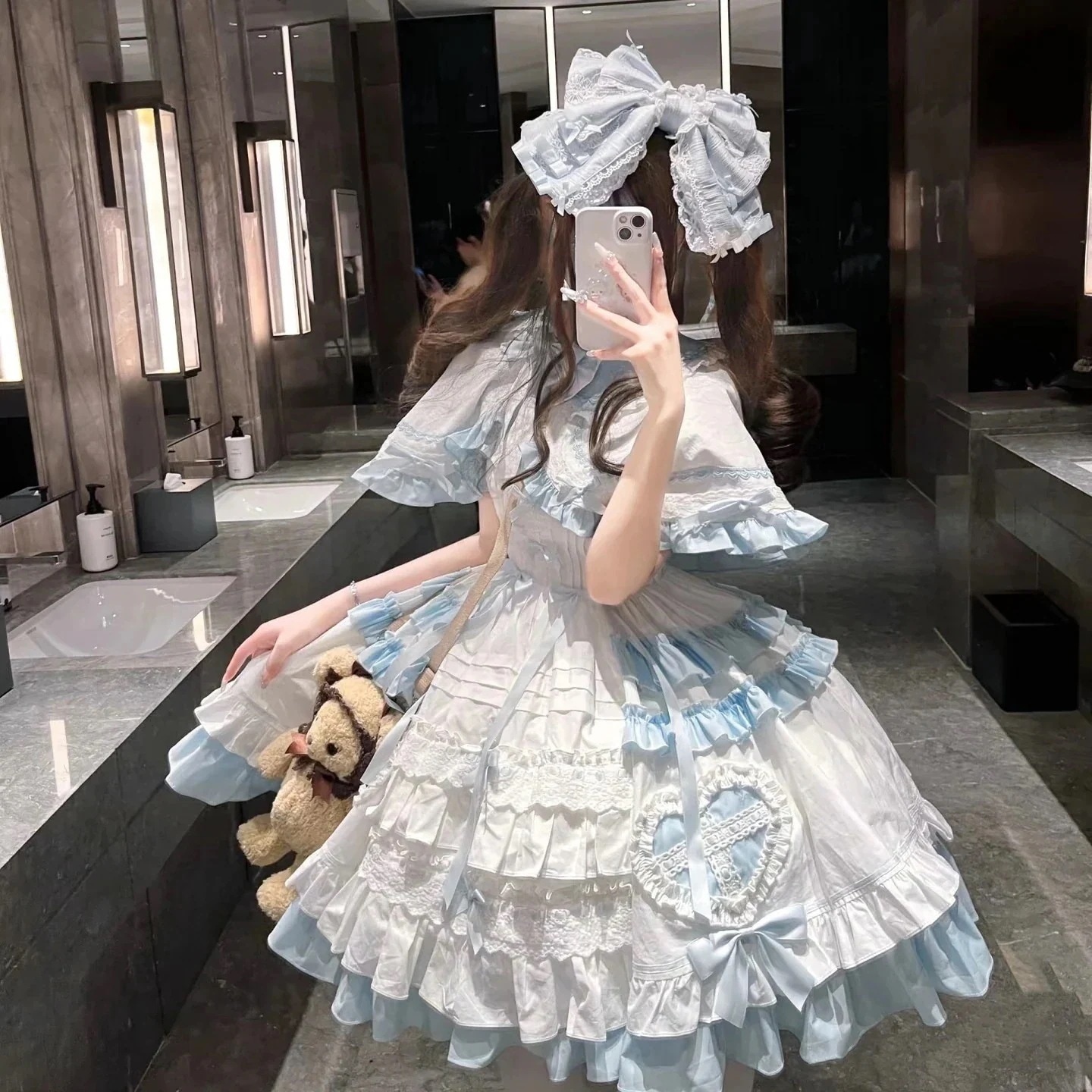 【2026新作-13】Lolita正規品正規版ロリータスカート婦人服可愛いプリンセススカート甘い乙女心ワンピース