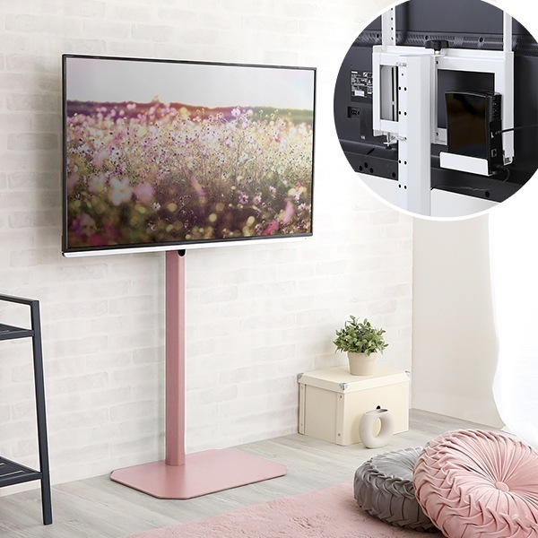 八角テレビスタンドハイタイプ専用 ハードディスクホルダーセット