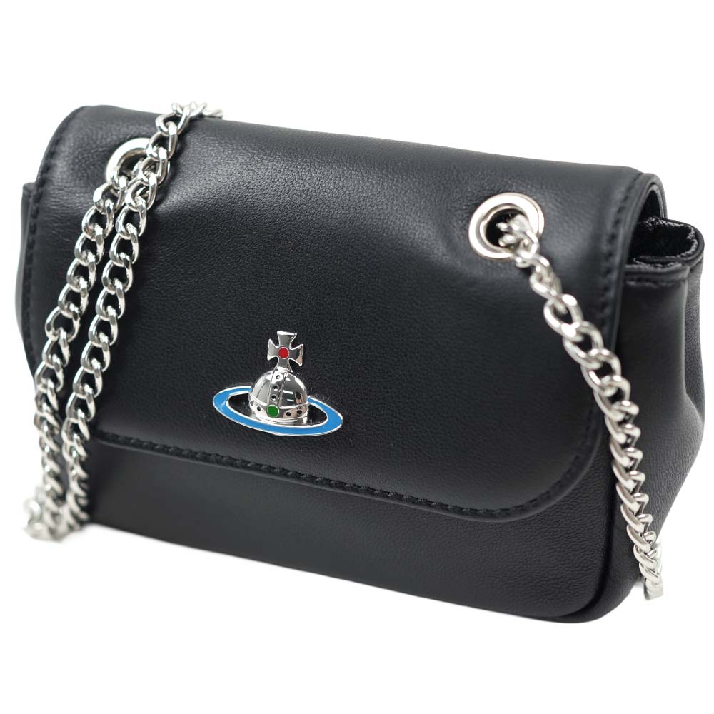 ヴィヴィアンウエストウッド ショルダーバッグ スモール Vivienne Westwood 52020005-40564-PF003 EMMA SMALL PURSE WITH CHAIN SOFT