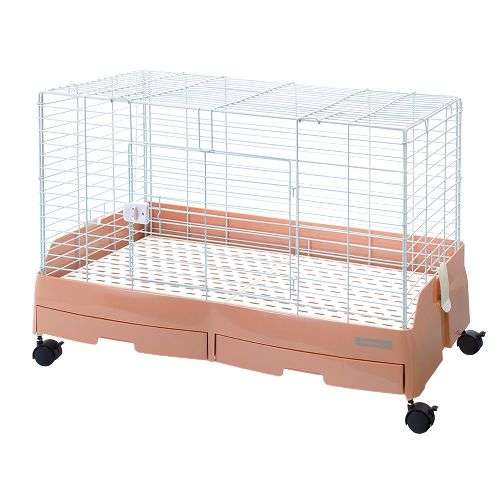 うさぎケージ　三晃商会　イージーホーム　エボ　８０ＰＢ（８１X５０．５X５５ｃｍ）　ピンクベージュ　うさぎ　ケージ　ＣＲＣ50―20―33―15―00