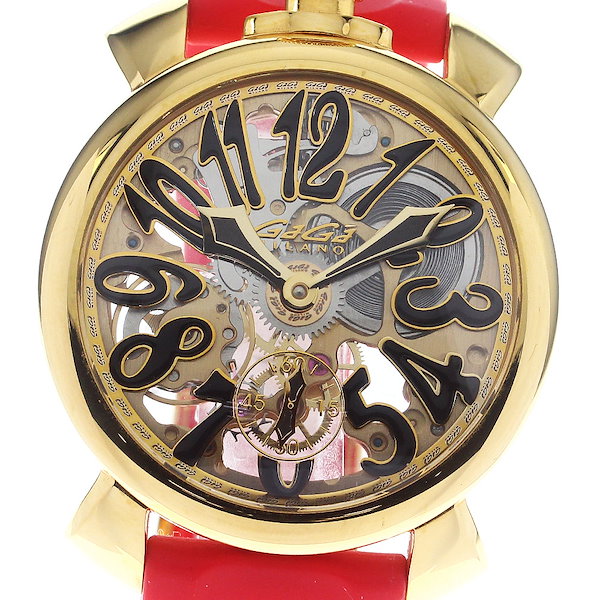 ガガミラノ48 手巻きメンズ腕時計-