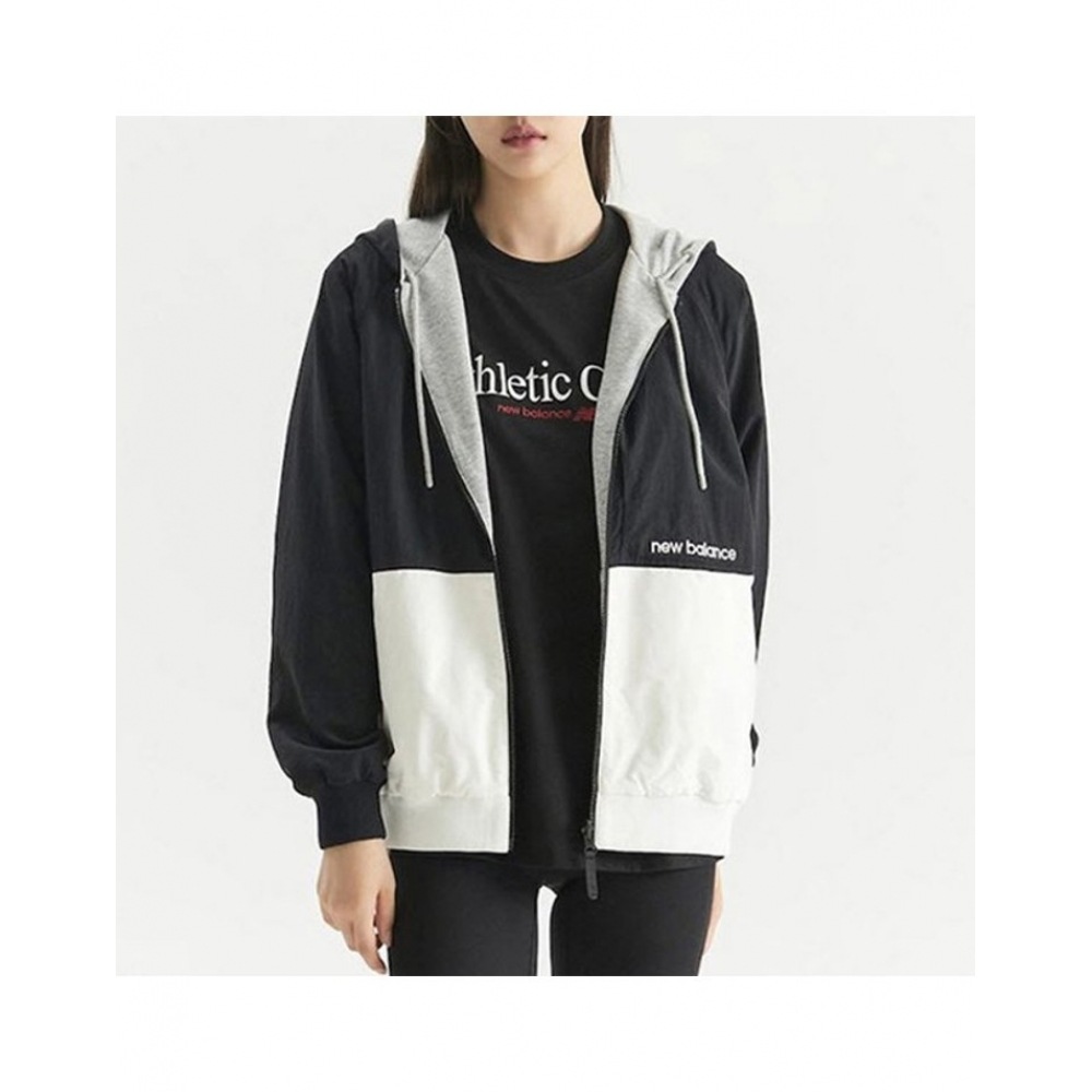 ニューバランスシューズニューバランス UNI セミオーバー両面フード付きジップアップ NBMDD31043-AC