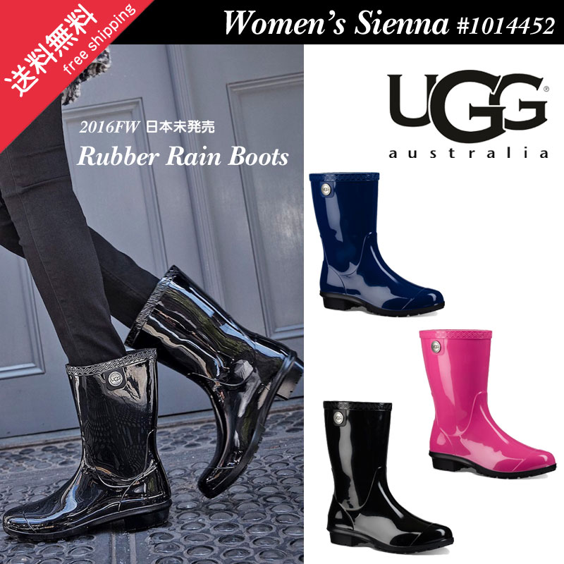 UGG アグ オーストラリア レインブーツ 長靴 シエナ SIENNA Rubber Rain Boots 1014452 ラバー ブーツ レディース 2016FW 新作 日本未発売