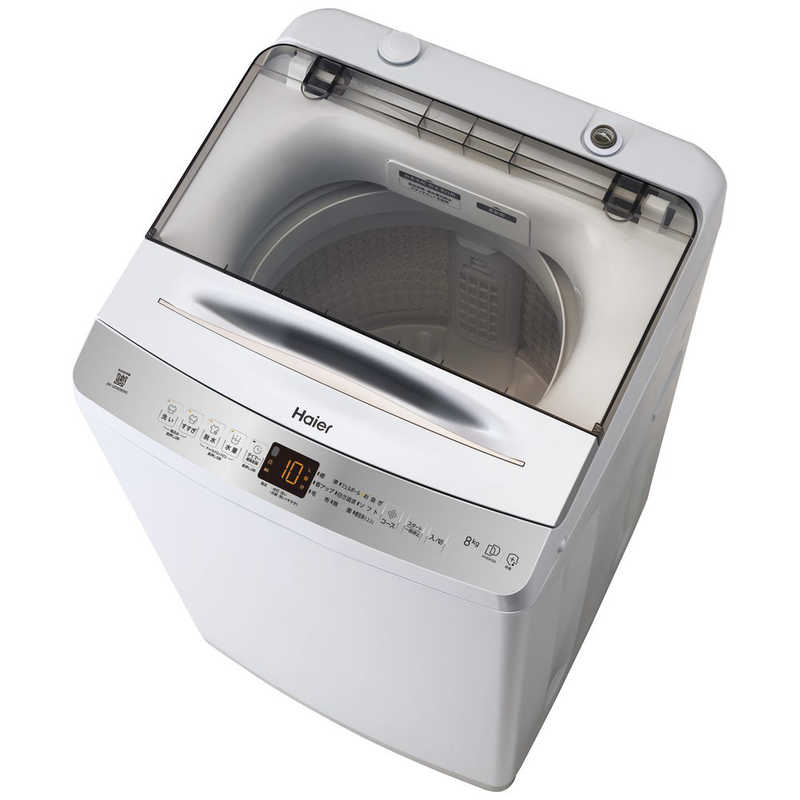ハイアール　全自動洗濯機 洗濯8.0kg ホワイト　JW-UD80B-W（標準設置無料）