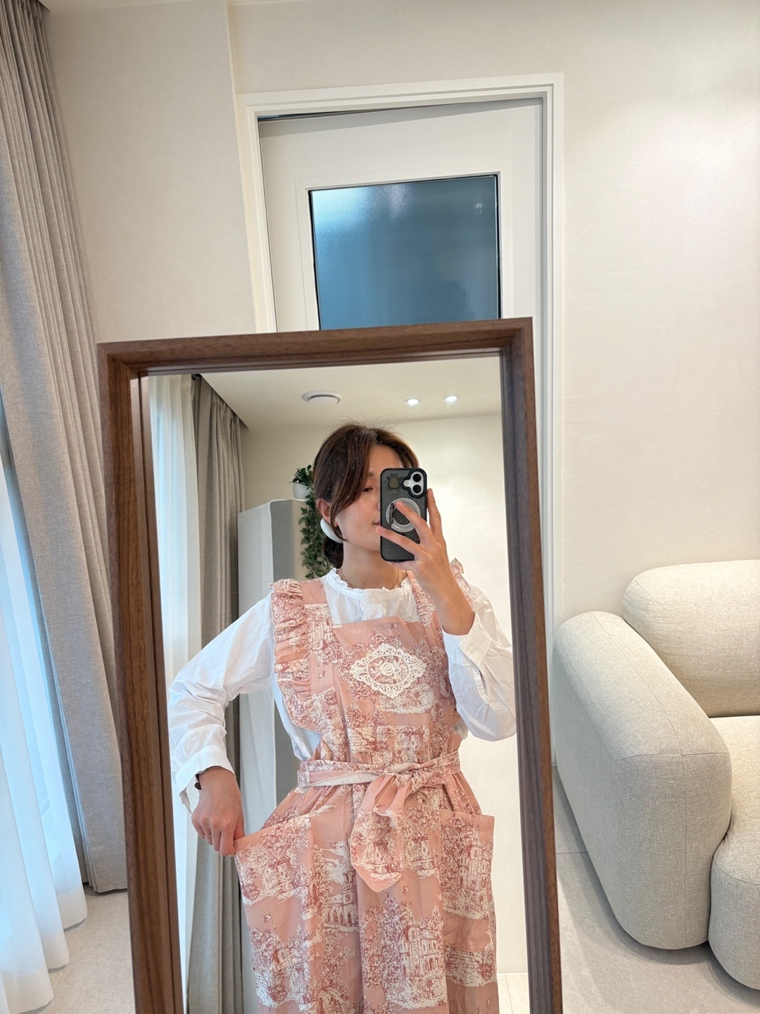 고급스런 명화 앞치마