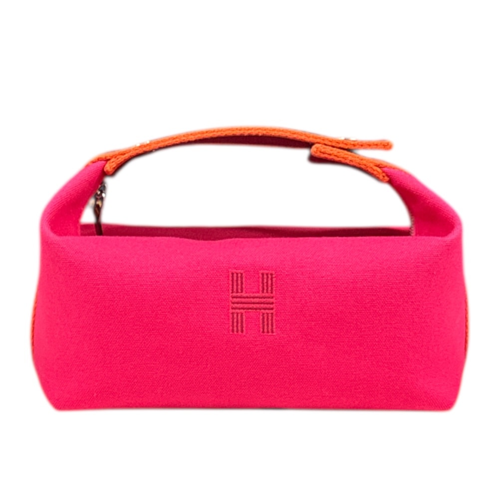 エルメス ブリッド・ア・ブラックPM ポーチ キャンバス HERMES 中古